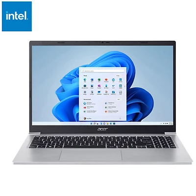 Portable de 15,6 po Aspire Lite d'Acer - Argenté (N150 d'Intel/RAM 8 Go/eMMC 128 Go/Windows 11)