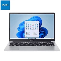 Portable de 15,6 po Aspire Lite d'Acer - Argenté (N150 d'Intel/RAM 8 Go/eMMC 128 Go/Windows 11)