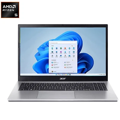 Portable de 15,6 po Aspire Go d'Acer - Argenté (R5 40 d'AMD/RAM 16 Go/SSD 1 To/Windows 11)