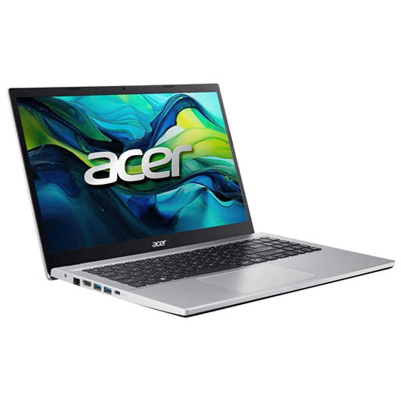 Portable de 15,6 po Aspire Go d'Acer - Argenté (R5 40 d'AMD/RAM 16 Go/SSD 1 To/Windows 11)