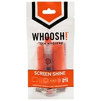 Whoosh! Screen Shine Go 0.3oz/8ml Cleaning Spray with Microfibre Cloth