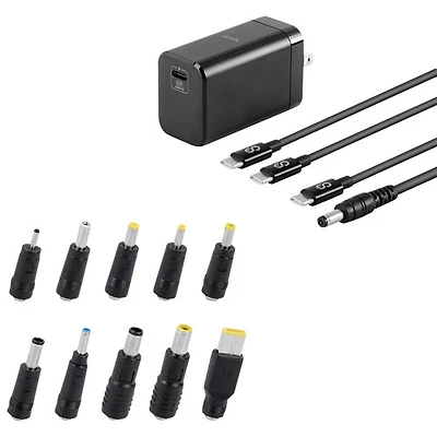 Trousse de recharge universelle pour portable de LOGiiX (LGX-13833) - Noir