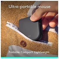 Logitech Mobi Fold Bluetooth Optical Mouse - Graphite