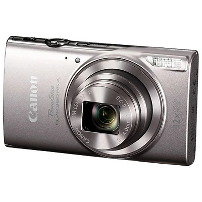 Appareil photo numérique à zoom optique 12x PowerShot ELPH 360 HS A Wi-Fi 20,2 Mpx de Canon - Argenté