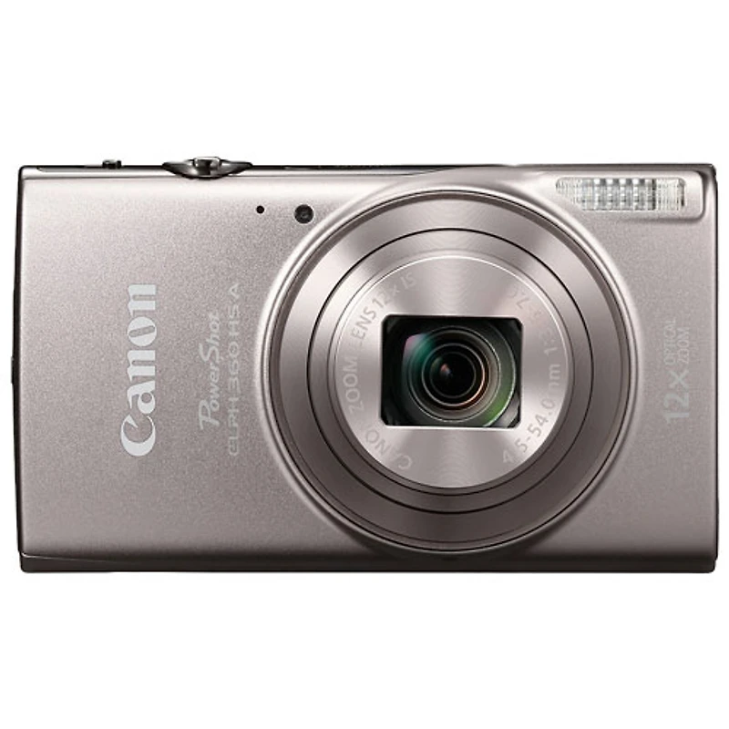 Appareil photo numérique à zoom optique 12x PowerShot ELPH 360 HS A Wi-Fi 20,2 Mpx de Canon - Argenté