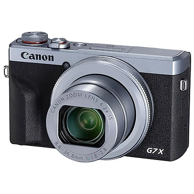 Canon PowerShot G7 X Mark III Wi-Fi 20.1MP 4.2x Optical Zoom Digital Camera - Silver/Black