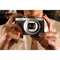 Canon PowerShot G7 X Mark III Wi-Fi 20.1MP 4.2x Optical Zoom Digital Camera - Silver/Black