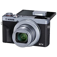 Canon PowerShot G7 X Mark III Wi-Fi 20.1MP 4.2x Optical Zoom Digital Camera - Silver/Black