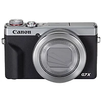 Canon PowerShot G7 X Mark III Wi-Fi 20.1MP 4.2x Optical Zoom Digital Camera - Silver/Black