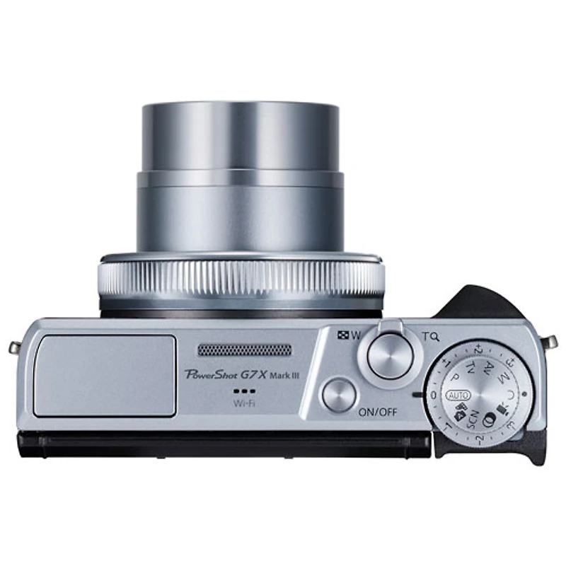 Canon PowerShot G7 X Mark III Wi-Fi 20.1MP 4.2x Optical Zoom Digital Camera - Silver/Black