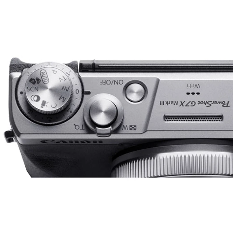 Canon PowerShot G7 X Mark III Wi-Fi 20.1MP 4.2x Optical Zoom Digital Camera - Silver/Black