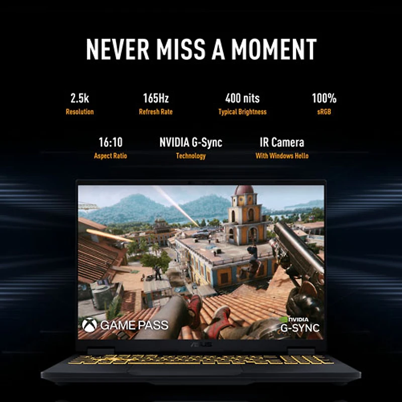 ASUS TUF Gaming F16 16" Gaming Laptop - Jaeger Grey (Intel Core i7 14650HX/16GB RAM/512GB SSD/GeForce RTX 5060/Win11)