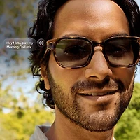 Meta Adventurer Glasses with AI, Photo, Video, Audio & Messaging - Classic Black/Polarized Grey