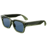 Meta Fury Glasses with AI, Photo, Video, Audio & Messaging - Racing Green/Light Blue Atlantic