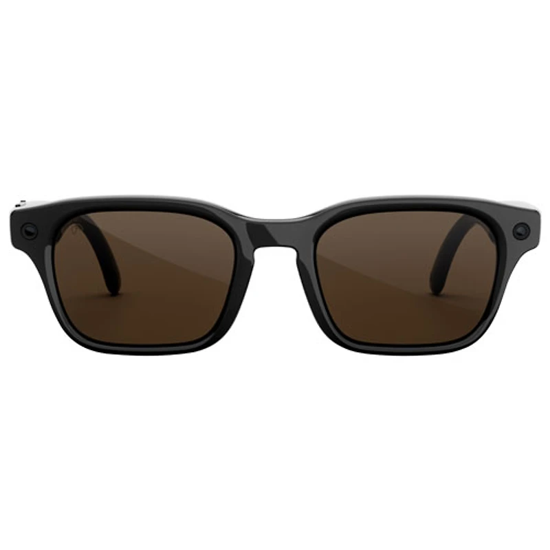 Lunettes intelligentes Meta Adventurer avec IA, photo, vidéo, audio et messagerie - Noir classique / Brun