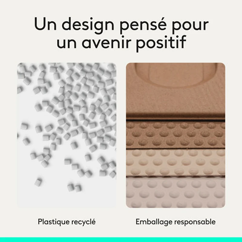 Logitech Lift Vertical Ergonomic Wireless Mouse - Sand
