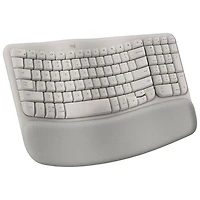 Logitech Wave Keys Wireless Ergonomic Keyboard - Sand