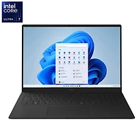 Portable de 17 po Gram de LG - Noir volcanique (Core Ultra U7 355 d'Intel/RAM 16 Go/SSD 1 To/Windows 11 Famille)
