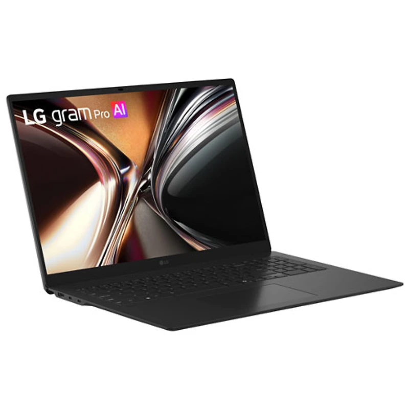 Portable de 17 po Gram de LG - Noir volcanique (Core Ultra U7 355 d'Intel/RAM 16 Go/SSD 1 To/Windows 11 Famille)