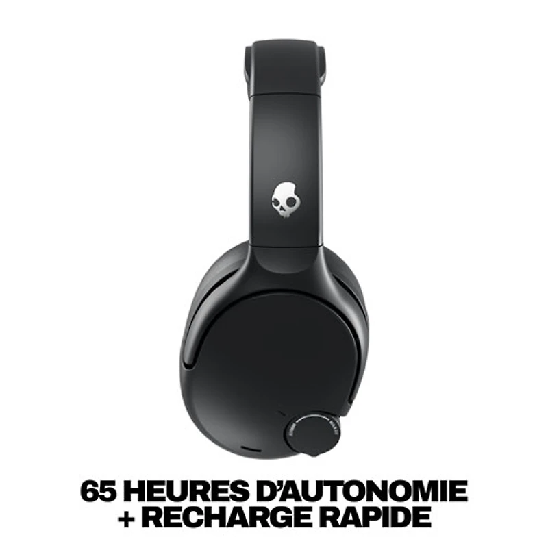 Casque d'écoute 100 % sans fil à isolation sonore Crusher 720 de Skullcandy - Noir