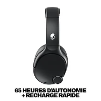 Casque d'écoute 100 % sans fil à isolation sonore Crusher 720 de Skullcandy - Noir