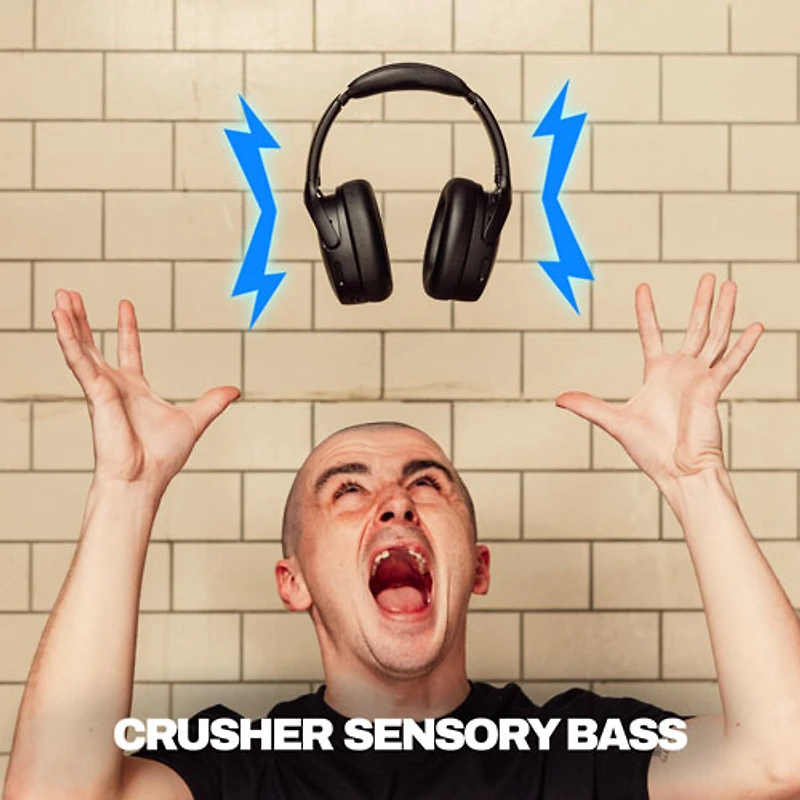 Casque d'écoute 100 % sans fil à isolation sonore Crusher 720 de Skullcandy - Noir