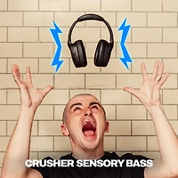 Casque d'écoute 100 % sans fil à isolation sonore Crusher 720 de Skullcandy - Noir