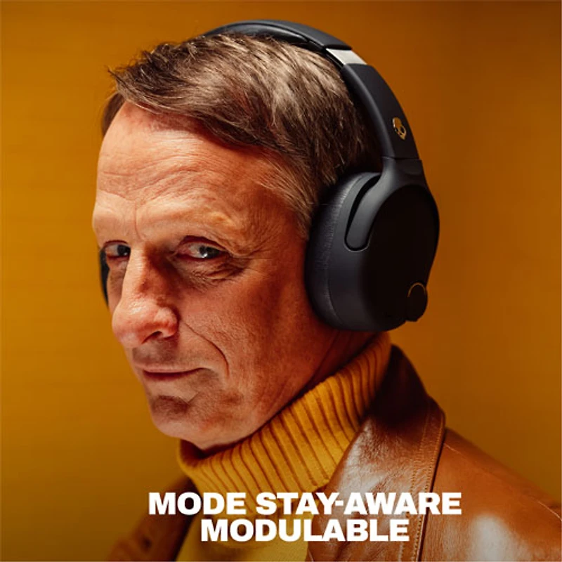 Casque d'écoute 100 % sans fil à isolation sonore Crusher 720 de Skullcandy - Noir
