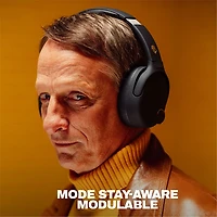 Casque d'écoute 100 % sans fil à isolation sonore Crusher 720 de Skullcandy - Noir