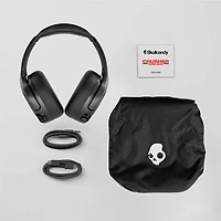 Skullcandy Crusher 1080 ANC Over-Ear Noise Cancelling True Wireless Headphones - True Black - Only at Best Buy
