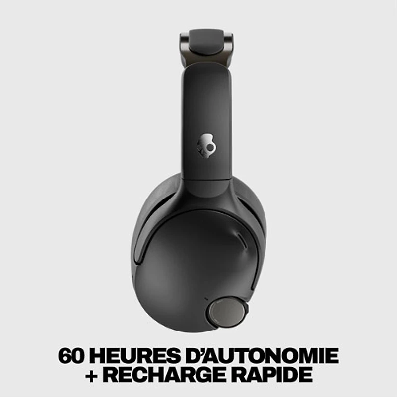 Skullcandy Crusher 1080 ANC Over-Ear Noise Cancelling True Wireless Headphones - True Black - Only at Best Buy
