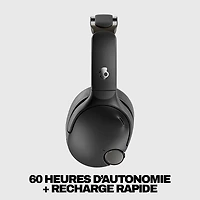 Skullcandy Crusher 1080 ANC Over-Ear Noise Cancelling True Wireless Headphones - True Black - Only at Best Buy