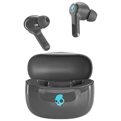 Écouteurs boutons intra-auriculaires 100 % sans fil à suppression du bruit Uproar ANC de Skullcandy - Gris foncé lustré