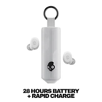 Skullcandy Dime 360 In-Ear Sound Isolating True Wireless Earbuds - Bone