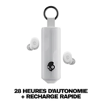 Skullcandy Dime 360 In-Ear Sound Isolating True Wireless Earbuds - Bone