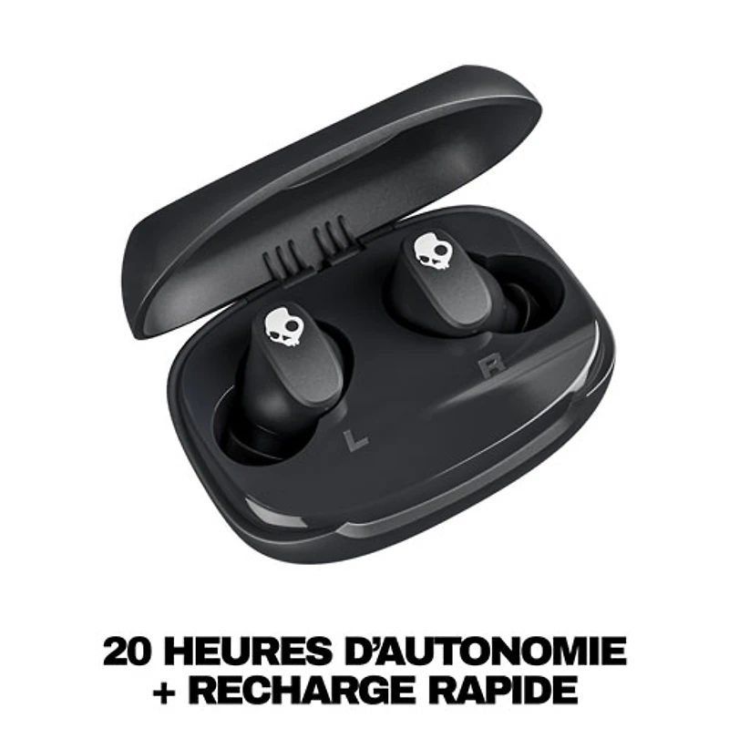 Skullcandy Smokin’ Buds 360 In-Ear Sound Isolating True Wireless Earbuds - Black