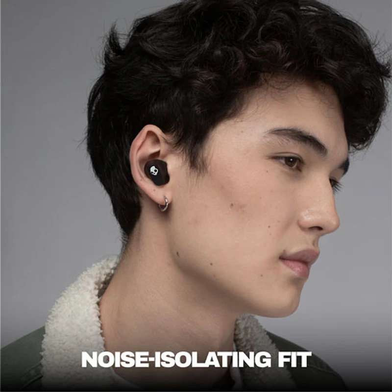 Skullcandy Smokin’ Buds 360 In-Ear Sound Isolating True Wireless Earbuds - Black