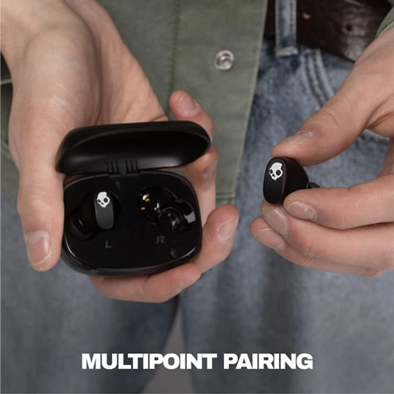 Skullcandy Smokin’ Buds 360 In-Ear Sound Isolating True Wireless Earbuds - Black