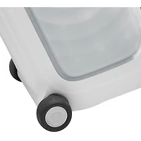 Haut-parleur de fête sans fil Bluetooth résistant aux éclaboussures PartyBox 330 de JBL - Blanc