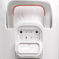 Haut-parleur de fête sans fil Bluetooth résistant aux éclaboussures PartyBox 330 de JBL - Blanc