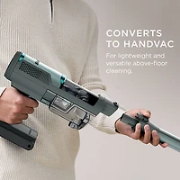 Aspirateur-balai sans fil et sans sac PowerLite de Shark avec autonomie de 40 min, léger - Bleu glacier