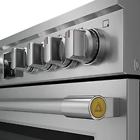 Frigidaire Pro 30" 6 Cu. Ft. True Convection 6-Burner Slide-In Gas Range (PCFG3080AF) - Stainless Steel