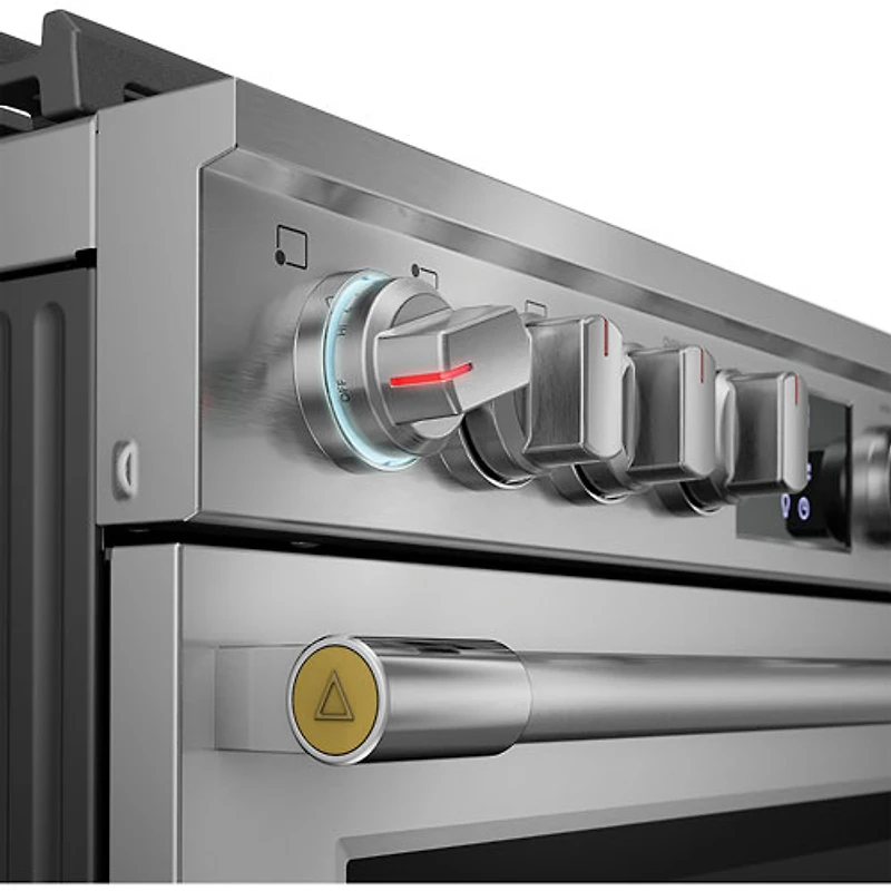 Frigidaire Pro 30" 6 Cu. Ft. True Convection 6-Burner Slide-In Gas Range (PCFG3080AF) - Stainless Steel