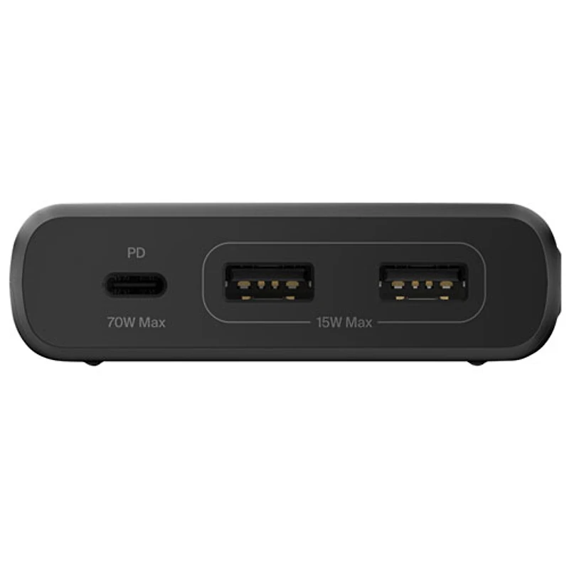 Station de recharge USB-C/USB-A GaN à 6 ports 70 W de Belkin - Noir