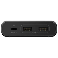 Station de recharge USB-C/USB-A GaN à 6 ports 70 W de Belkin - Noir