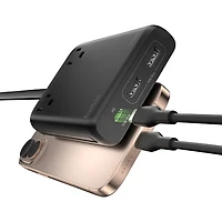 Station de recharge USB-C/USB-A GaN à 6 ports 70 W de Belkin - Noir