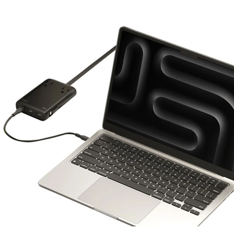 Station de recharge USB-C/USB-A GaN à 6 ports 70 W de Belkin - Noir