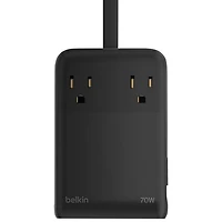 Station de recharge USB-C/USB-A GaN à 6 ports 70 W de Belkin - Noir
