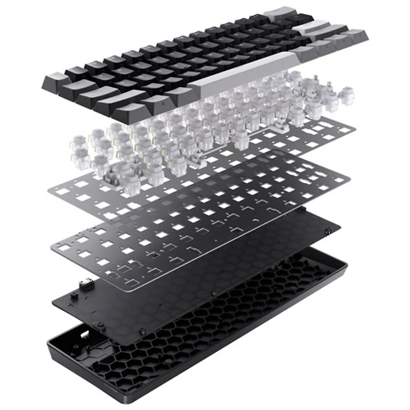 Clavier de jeu rétroéclairé à touches linéaires effet Hall Clipper Pro Mini 60 de Corsair - Anglais