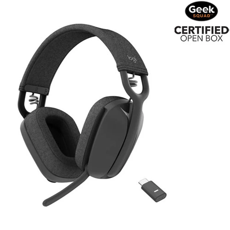 Open Box - Logitech Zone Vibe Wireless Headset (981-001198) - Graphite